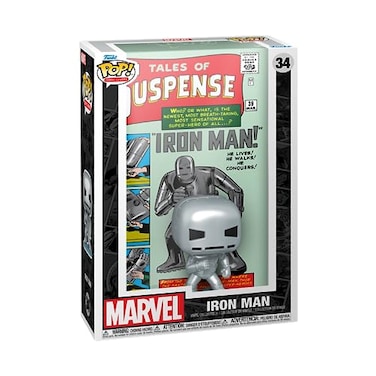 Funko POP! Comic Cover: Marvel - Tales of Suspense #39, Iron Man - Marvel Comics - Collectable Vinyl Figure - Gift Idea - Official Merchandise - for Kids &amp; Adults - Comic Books Fans