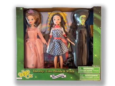 OZ 85TH ANNIVERSRY Dorothy, Toto Glinda &amp; Wicked Witch Fashion Dolls Gift Set