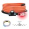 Cupohus Heat Tape for Water Pipes with Thermostat 12FT, Freeze Protection Self-Regulating Heat Trace Cable for Metal, Plastic Home Pipes, Roof and RV