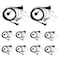 (10-Pack) 1 Pin 2.5MM Microphone Transparent Acoustic Tube Earphone with MIC PTT for Motorola MH230R MR350R MD200TPR MS350R MT350R T200 T260 T460 T600 Two Way Radio Walkie Talkie