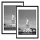 ENJOYBASICS 16x24 Picture Frame, Display Poster 14x20 with Mat or 16 x 24 Without, Wall Gallery Photo Frames, Black, 2 Pack