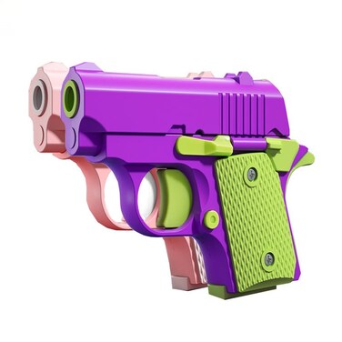 Easter Basket Stuffers,1911 3D Printed Small Pistol Toys, Stress Relief Pistol Toys for Adults, Suitable for Relieving ADHD, Anxiety,Easter Fillers Easter Gifts for Boys(2pcs-A)