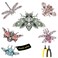 Piececool 3D Puzzles for Adults, 6pcs/Lots Insect Themed Brooches Metal Models Building Kits, Interesting Assembling Crafts Set with Tools for Beginners, Great Gifts