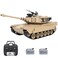 Remote Control Tank 1:18 M1A2 RC Tank 2.4G 15CH Main Battle Tank with Smoking and Vibration Controller Shoot BBS Airsoft Bullets Military Vehicle Toy for Kids and Adults