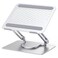 UGREEN Laptop Stand for Desk with 360&deg; Aluminum Rotating Base Laptop Holder Adjustable Compatible with MacBook Pro Air Stand, Ergonomic Laptop Riser Computer Holder up to 17.3 Inch Laptops, Silver
