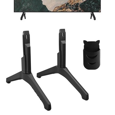 TV Base Stand for Samsung TV Legs Replacement for Samsung UN50TU7000FXZA UN55TU7000FXZA UN58TU7000FXZA UN50TU7000 UN55TU7000 TV Legs for Samsung with Remote Holder Not Universal Only for Model We List