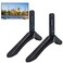 Universal TV Stand Base Table Top TV Legs, TV Pedestal Feet Compatible with Samsung LG TCL Hisense TV with Mounting Holes Distance 2.16in/5.5cm or Within 1.77in/4.5cm