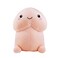 3D Funny Plush Pillow Toys Cartoon Fashion Stuffed Novelty Pillow Funny Festival Gift for Girlfriend Boyfriend (11.8inch, Pink Smile)