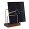 TAKMORK Record Holder Vinyl Display Storage: Vinyl Record Storage Holder Solid Wood Albums Stand Now Playing LPs Organizer Rack