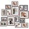 Fixwal Picture Frames Set, Gallery Wall Frame Set Picture Frames Collage 15 Pack for Wall or Tabletop with 8x10 5x7 4x6 Frames, Rustic Picture Frames in 3 Different Finishes