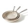 Redchef Nonstick Frying Pans Set, Ceramic Pan Skillet, Non Toxic Pans for Cooking, 8" 9.5" 11" Ceramic Frying Pan Set PFAS &amp; PTFE &amp; PFOA Free with Stay Cool Handle, Dishwasher &amp; Oven Safe, Beige White