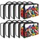 10 Pack Extra Large Toy Storage Bags PVC Organizing Bags with Zippered, Toy Storage Organizer with Portable Handheld，Waterproof Toy Bags for Board Games Clay, Building Blocks, Toys，Books