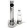 Sparkling Water Maker - Polished Steel Carbonator - Includes 900ML Bottle - Made with Premium Stainless Steel - Compatible with Screw-In Sodastream &amp; Soda Sense CO2 Cylinders