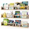 Fixwal Nursery Bookshelves, 32in Floating Bookshelves for Wall Set of 3, Wood Wall Mounted Floating Shelves for Baby Nursery Decor and Toys Storage (Natural Wood)
