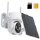 4G LTE Cellular Security Camera No Internet Needed, Solar No wifi Security Camera Outdoor Wireless With SIM Card Jobsite, 2K Color Night Version, 360 Live View, Motion Detection, 2-Way Audio