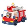 Bluey Firetruck   Firetruck, Exclusive Firefighter Bingo and Bob Bilby Figures   Raise The Ladder, Spin It Around and Roll Out The Hose   Includes Sticker Sheet