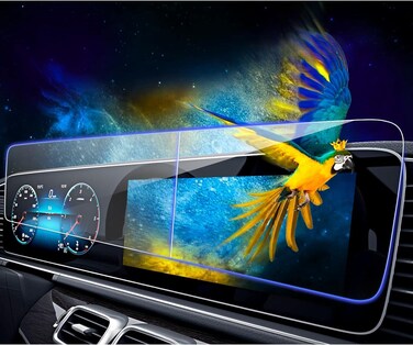 2024 2025GLE Screen Protector for 2020 2021 2022 2023 2024 Mercedes Benz GLE 450 580 Display Navigation system Touchscreen Display Tempered Glass Protection Film for 2025 GLE 350