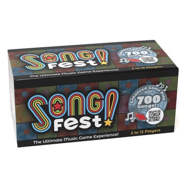 SongFest! is a New Music Trivia Party Game   Song QR Codes Provide Audio Hints to Bring Back Instant Memories Through 5 Decades of Music
