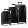 Travelpro Pathways 3 Hardside Expandable Luggage, 8 Spinner Wheels, Lightweight Hard Shell Suitcase, 3 Piece Set (21/25/28), Black Knight