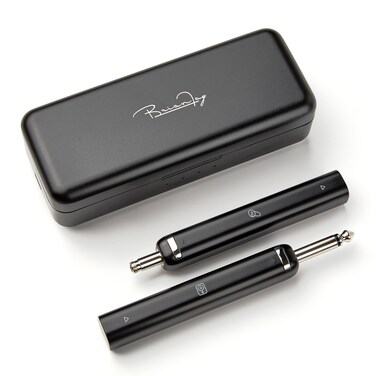 MIC Wireless Lollipop Rechargeable Charging Case Can Last for 30 Hours UHF Band Transmitter Receiver for Portable Headset Lavalier Micphone(Black) (BF1-MIC)