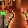 18 Feet Christmas Pathway Lights, 10 Bubble Lights Bulbs Plug in Walkway Lights, Connectable Waterproof Path Lights for Outdoor Yard Holiday Sidewalk Driveway Xmas Decoration