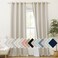 NICETOWN Full Blackout Natural Linen Cold Reducing Curtains 102" Length with Thermal Insulated Liners for Living Room, 2 Panels, 52 inches W, Farmhouse Style Keep Warm Large Window Draperies for Hall