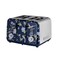 VQ Laura Ashley Elveden Navy Stainless Steel 4 Slice Toaster   Bagels &amp; Bread Toasters 4 Slices Wide Slot with Defrost Mode   Grille Pain 4 tranches