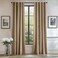 Lazzzy Velvet Curtain Beige Thermal Insulated Curtains 84 Inch Long Drapes for Bedroom Living Room Darkening Window Treatments Rod Pocket, Set of 2, Latte