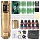 U-REX Tattoo Gun Kit Wireless Tattoo Machine Kit, Complete Tattoo Kit with Japan Coreless Motor, Rotary Tattoo Pen Kit with Tattoo Ink &amp; Mixed Cartridge Needles, for Beginners &amp; Professional Artists