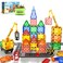 Magnetic Tiles Road Set with Magnet Crane Car Toys, Construction Toys for Kids Ages 3-5 4-8 5-7, Creative Magnetic Building Blocks Toddler Toys, Gifts for 3+ Year Old Boys &amp; Girls