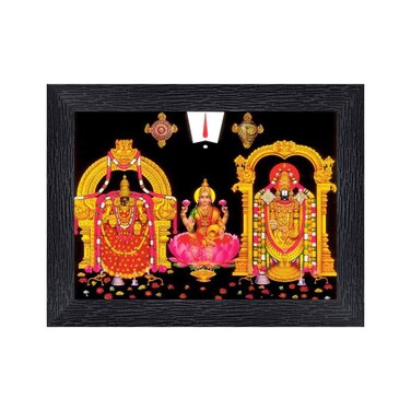 Tirupati Balaji - Lord Venkateswara Religious Wood Photo Frames(photoframe,Multicolour,8x6inch)-22368-photoframe-5x7.jpg