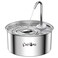 Stainless Steel Cat Water Fountain, 3.2L/108oz Cat Fountain for Drinking, Pet Water Fountain for Cats Indoor, BPA-Free Water Dispenser with 2 Flow Modes, Kitty Spout Fountain for Cats Dogs