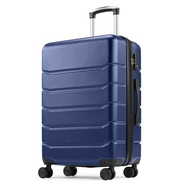 Sweetcrispy 20 inch Carry on Luggage, Hard Shell ABS Suitcase with Double Spinner Wheels, Lightweight Expandable Rolling Suit Case with TSA Lock