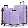 BEOW Luggage Sets 3 Piece Expandable Hard Sided Suitcase Sets 3 Pcs With Durable Spinner Wheels Lightweight Zipper Luggage With Tsa Lock Luggage Sets For Women Men Lavender Purple 20/24/28 Inch