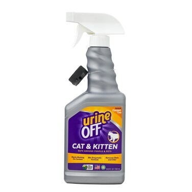 Urine Off Kitten &amp; Cat Odor &amp; Stain Remover   Fresh Scent Carpet Cleaner Spray   Bio Enzymatic Stain &amp; Urine Odor Eliminator   Pet Safe Cleaner   16.9 oz.