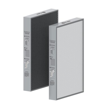 Y1000 Air Purifier Replacement Filter, 2-in-1 H13 True HEPA and High-Efficiency Activated Carbon Filters Set, 1 Set of 2pcs,Y1000Filter