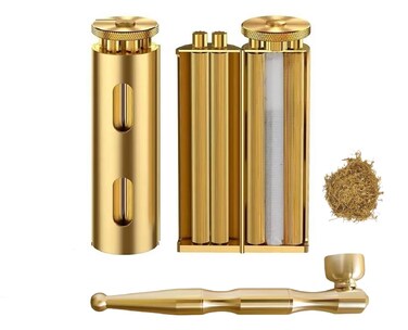 Vintage Cigarette Roller Machine, Durable Pure Copper Joint Roller Tabaco Roller Machine