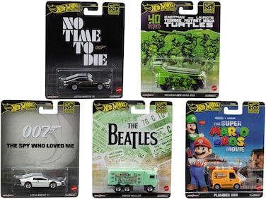 Pop Culture 2024" 5 Piece Set D Premium Series Diecast Model Cars HXD63-956D