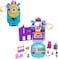 Polly Pocket &amp; Minions Playset with 1 Doll, 2 Minions Figures &amp; Fluffy The Unicorn Toy, Collectible Compact with 9 Accessories