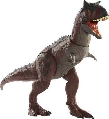Jurassic World Camp Cretaceous Control &lsquo;N Conquer Carnotaurus Toro Dinosaur Action Figure with Attack Feature, Sounds and Accessories, Large Toy Gift