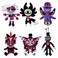 Hotel Plush, 10 inch Fat Nuggets Plushies Toy Soft Stuffed Figure Doll for Kids Adults Birthday Christmas (6 PCS)