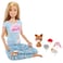 Barbie Breathe with Me Meditation Doll, Blonde, with 5 Lights &amp; Guided Meditation Exercises, Puppy and 4 Emoji Accessories, Gift for Kids 3 to 8 Years Old