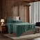 Nestl Cal King Size Sheets Set - 4 Piece California King Sheets, Deep Pocket, Hotel Luxury, Extra Soft, Breathable and Cooling, Forest Green Cal King Bed Sheets