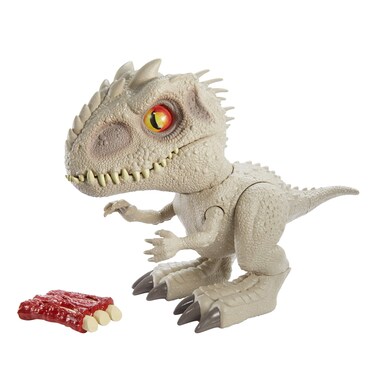 Mattel Jurassic World Toys Camp Cretaceous Feeding Frenzy Indominus Rex Interactive Dinosaur, Bite Reflex, Toy Ribs, Lights &amp; Sounds, Authentic Detail, Ages 4 Old &amp; Up [Amazon Exclusive]