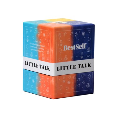 BestSelf Conversation Cards for Kids Little Talk Deck - 170 Prompts, Ideal Classroom Must Haves Therapy Games for Kids, Social Skills Activities and Fun Conversation Starters for Kids and Families