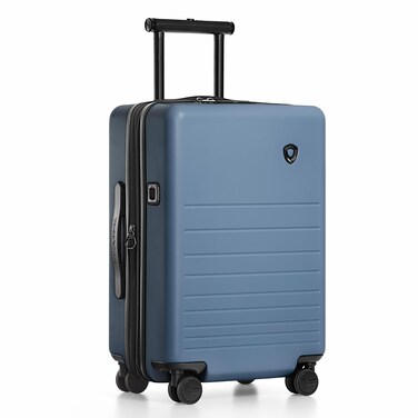 Traveler's Choice Markham Hardside Expandable Luggage with Double Spinner Wheels, Carry-On 21-Inch Suitcase, Navy