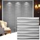 Art3d 19.7"x19.7" (Pack Of 12) Wall Panel Lines, White