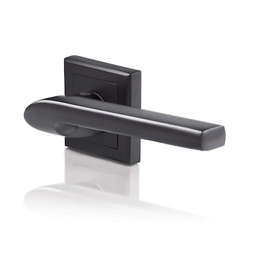Yale YPP7-S-CB Door Handle Square 7 Pieces Black Sienna Model - Button Lock