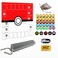 Playmat for Trading Card Game &ndash; 2-Player Trainer Mat with 37 Damage Counters and Professional Storage Bag