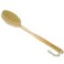 Natural Wood Bath &amp; Body Brush with Long Handle - 100% Wild Boar Bristle